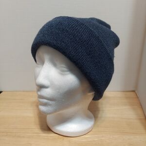 Old Navy Dark Blue Ribbed Knit Beanie Men's/Unisex One Size NWOT